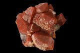 Natural, Red Quartz Crystal Cluster - Morocco #158442-1